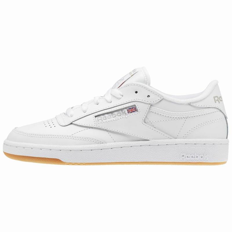 Reebok Club C 85 Tenisky Damske - Biele/Svetlo Siva AH8810IM